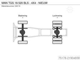 MAN TGS 18.520 BLS - 4X4 - NIEUW