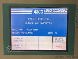 ASCO pelletizer BP407 (blocks / slices and pellets)