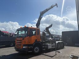 Scania P360 + HIAB 111BS-2 DUO + 6X2 + HOOKSYTEM + EUR...