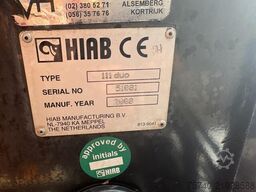 Scania P280 + HIAB 111BS-2 DUO + 6X2 + HOOKSYTEM + EUR...