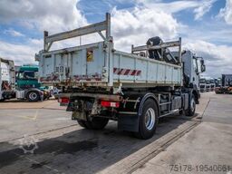 RENAULT KERAX 370 DXI + TRI BENNE+HIAB 16t/m + 2 EXT