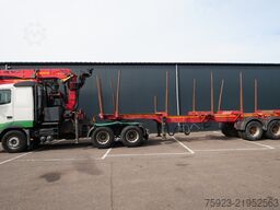 Volvo FH 460 6x4 combi with Palfinger SRX 47 crane an...