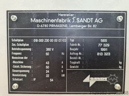 schoen + sandt Karrenbalken-Stanzmaschine 565