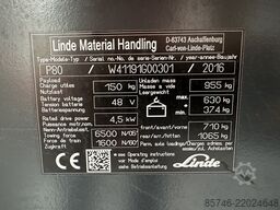 LINDE P 80 * DEMO !! NEW battery !!