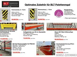 ca. 100,16 lfm. Palettenregal H: 650cm Fachlast : 3000 kg Neuware