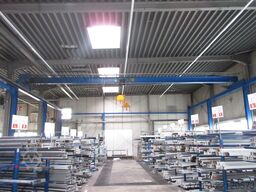Demag Portalkran Hallenkran + Stahlbau Demag Seilzug 2,5t 2500Kg Länge 36x14,5m