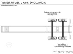 Van Eck UT-2BI / 2 Axle /  DHOLLANDIA