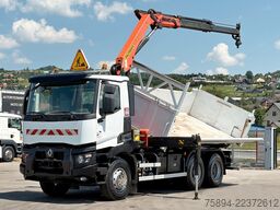 RENAULT C 380* KIPPER 5,20 m* KRAN/FUNK * 6x4 * TOP