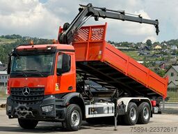 MERCEDES-BENZ AROCS 2640 *HIAB 144 BS - 3/FUNK  + * 6x4