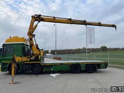 DAF CF 85.410 SC, Euro 5, 8x2 / Hiab 422 EP5 + Radi...