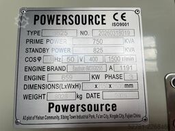 Baudouin 6M21G825/5 - 825 kVA Generator - DPX-19881