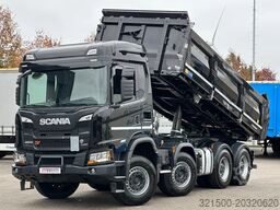 Scania G460 XT Super 8x4 Meiller 3 Side Tipper / Damag...