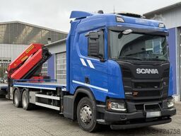 SCANIA R500 6x4 Pritsche mit Kran Palfinger PK53002 SH