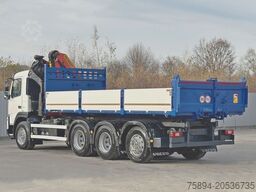 VOLVO FMX 460 Kipper 6,40m + PALFINGER PK 18002 EH D