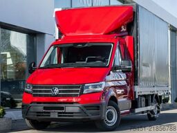 VW Crafter 35 Pritsche Schiebeplane LED Tempom.