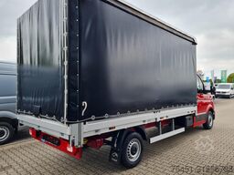 VW Crafter 35 Pritsche Schiebeplane LED Tempom.