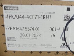 Siemens 1FK7044-4CF71-1RH1 Motor SNYFR1647557401001 --