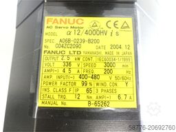 Fanuc A06B-0239-B200 AC Servo Motor SN: C04ZC2090