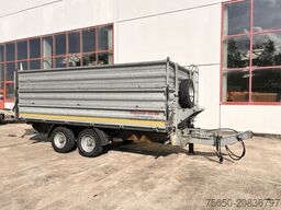 Möslein TDS 13 Schwebheim 13 t Tandemkipper- Tieflader, Aufsatzbordwände