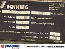 Mercedes-Benz Arocs 1830 K 4x2, Betonpumpe Schwing S 20, Funk