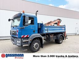 MAN TGM 18.290 4X4 BB, EEV, Heckkran Atlas AK 115.2V,