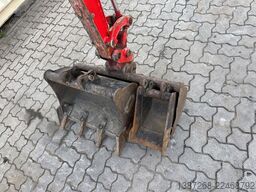JCB 15C-1 / 2018 BJ / 3 x Löffel