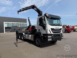 Iveco Stralis 460 8x4 Haaksysteem / Hiab 228-3 Euro 6 D