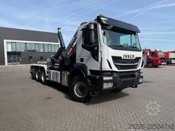 Iveco Stralis 460 8x4 Haaksysteem / Hiab 228-3 Euro 6 D