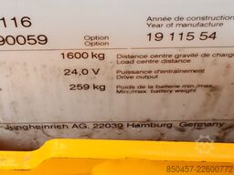 Jungheinrich EJE 116 1.6t/ 990h/ 250ah