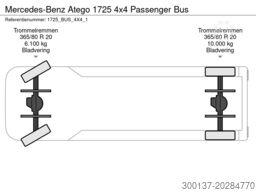 Mercedes-Benz Atego 1725 4x4 Passenger Bus