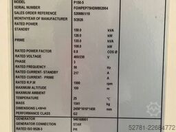 FG Wilson P150-5 - 150 kVA Open Genset - DPX-16009-O