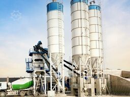 FABO Concrete Batching Plant 120 m3 Compact Concrete Batching Plant