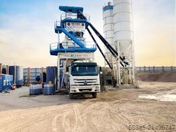 FABO Concrete Batching Plant 120 m3 Compact Concrete Batching Plant