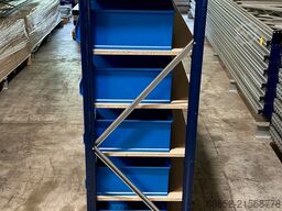 Kommissionierwagen Regalwagen Rollwagen inkl. 36 x Sichtlagerkiste