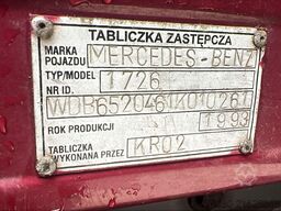 Mercedes-Benz sk 1726 (LAMES / GRAND PONT / V8 / BIG AXLE / S...