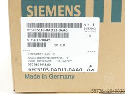 Siemens 6FC5103-0AD11-0AA0 SN:T-H2508847 Nachfolgetyp 6FC5103-0AD01-0AA0 ungebr.