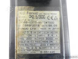 Fanuc A06B-0377-B577 AC Servo Motor SN: C989F2018 + A860-0365-T001 Pulsecoder