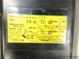 Fanuc A06B-0844-B201 AC Spindle Motor SN: C96ZJ1795 S