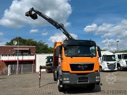 MAN 18.320 3Skipper mit HIAB 111 Kran + Greifer