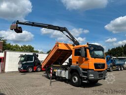 MAN 18.320 3Skipper mit HIAB 111 Kran + Greifer