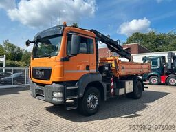 MAN 18.320 3Skipper mit HIAB 111 Kran + Greifer