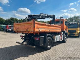 MAN 18.320 3Skipper mit HIAB 111 Kran + Greifer