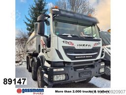 Iveco Trakker AD340T45 8x4, Retarder, Schmitz Stahlmulde