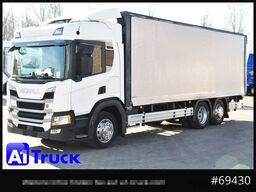 SCANIA P 320 P 6x2,, Getränke, Lenkachse, LBW: Dhollandia DHLM 30