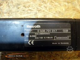 Rexroth 0  701 017 Motor mit  Getriebe