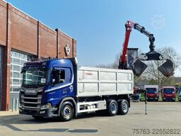Scania G500 6x2 - Tipper + Palfinger epsilon M110L - R...