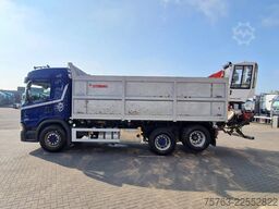 Scania G500 6x2 - Tipper + Palfinger epsilon M110L - R...