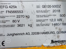 Jungheinrich EFG 425k 5m/ 5489mh/ 4v