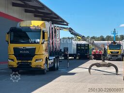 MAN TGX 33.580 6x4 BL PAVIC Holz & TAJFUN 130ZK