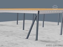 10x15m Lagerbühne , Belastung : 500kg/qm Unterkante: 2,5m ,ca. 150qm Systembühne